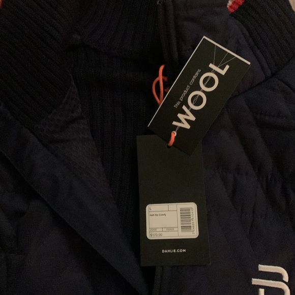 Dahlie Mens quilted ski sweater - Picture 3 of 3